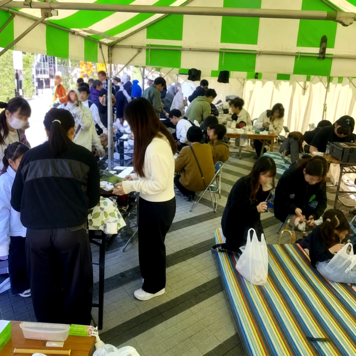 スポーツイベント会場でのブース出展